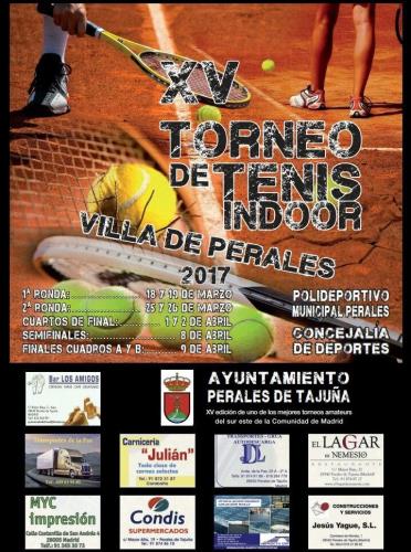 XV TORNEO DE TENIS INDOOR &quot;VILLA DE PERALES&quot;